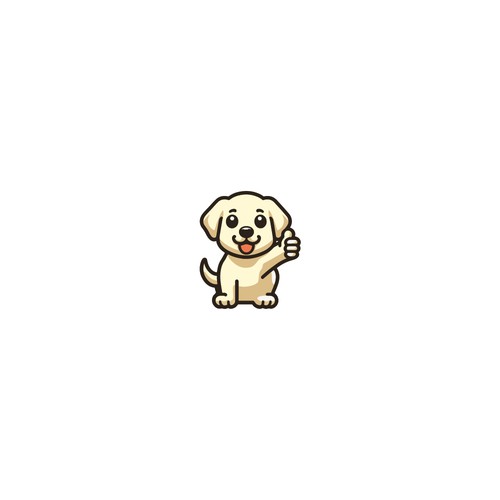 Collaboration team needs a fun mascot design of a Labrador dog Design by N & N