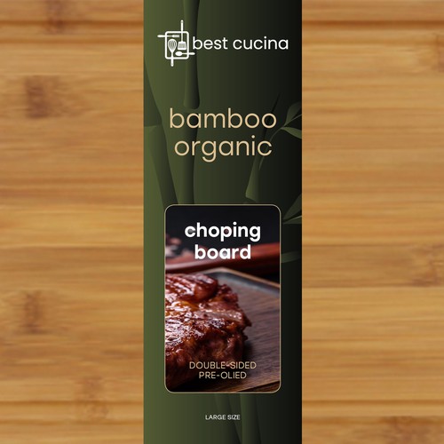 Bamboo Chopping Board Colour Card (2 Bamboo Chopping Board Models) Design by Andy⚡️⚡️