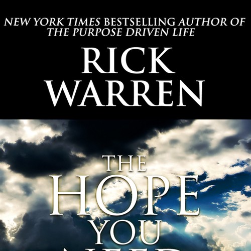 Design Rick Warren's New Book Cover Design by BombardierBob™