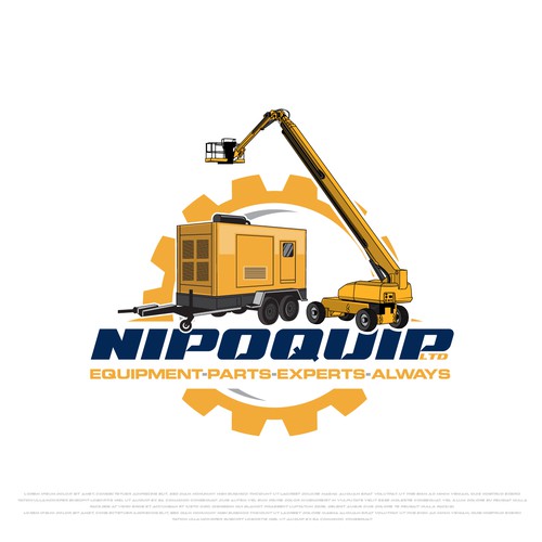 "We need an outstanding logo for our eqipment rental and sales business" winning Logo & social media pack