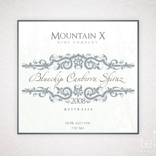 Mountain X Wine Label Ontwerp door Lauratek