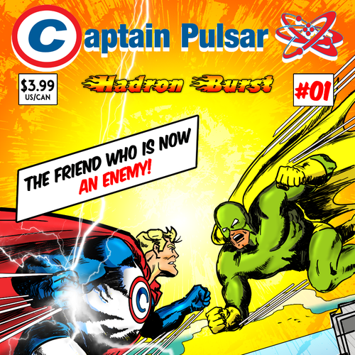 Captain Pulsar First Edition Comic Concept Design by Argo Studio