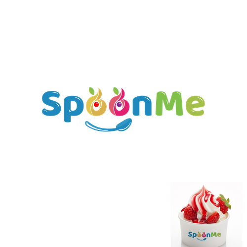 Create a trendy logo for a new Frozen yogurt shop! Spoon Me Yogurt Design by jurooo™