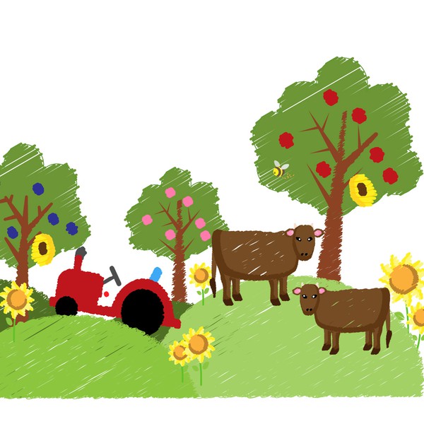 Design by erikart titled "Illustration with color pencil style "