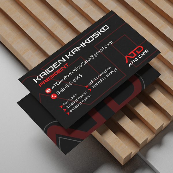 Design by Fano Design titled "ATD Auto Care Bussines Card Design"