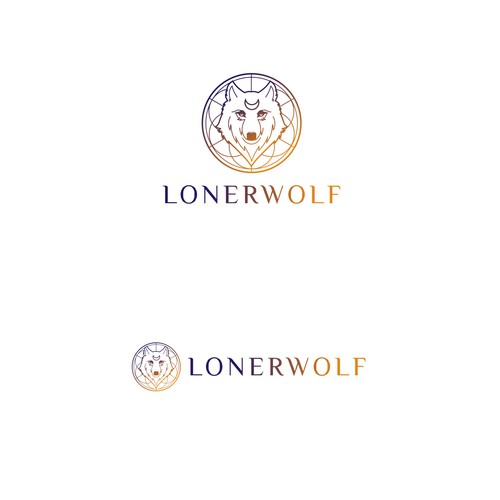 Wolf Sun/Moon Logo For Spiritual Website Design by MagesticD