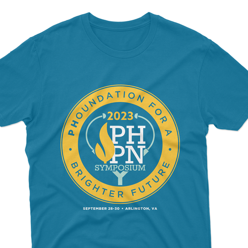Tshirt Design for Pulmonary Hypertension Association Professional Conference Design by iamyuan
