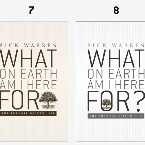 Book cover redesign for "What on Earth Am I Here For? The Purpose Driven Life" by Rick Warren Design by dejan.koki