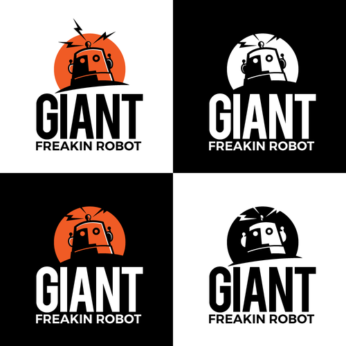 Minimalist, Classy Giant Robot Logo Wanted Design réalisé par taradata