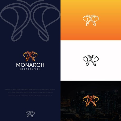 Design a modern clean logo package for a restoration company Design by Danny A
