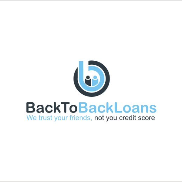Design by J 4 VA Land titled "Back 2 Back Loans New Logo"
