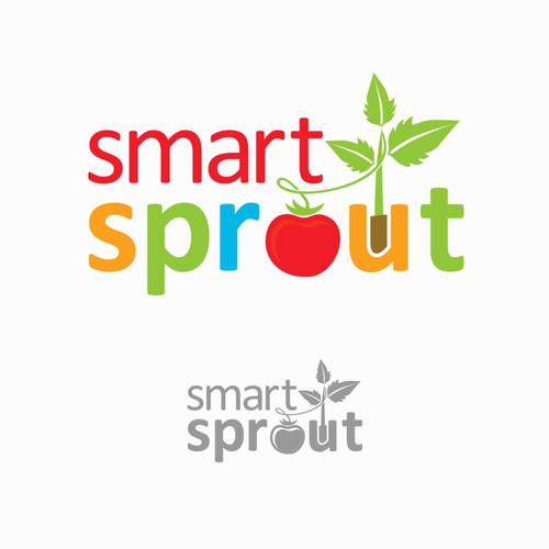 Smart Sprout needs a boost with a new logo! Design by Logood.id