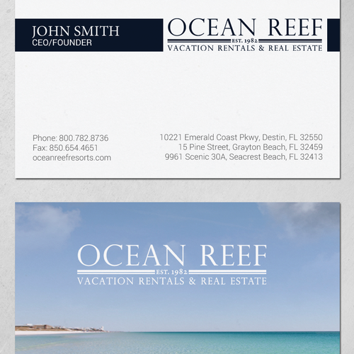 Design a fun, beach-inspired Business Card Design by chandrayaan.creative