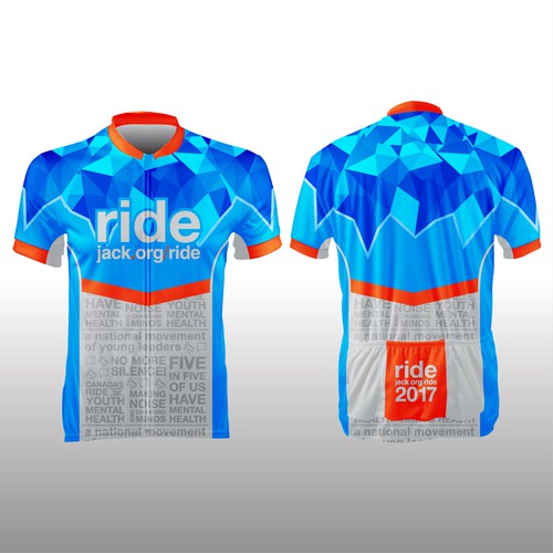 Design Cycling Jerseys for over 900 riders at the 2017 Jack Ride Charity Fundraiser Kleding of