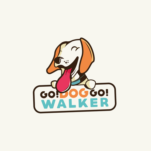 Need fun logo for GO! DOG WALKER GO!  Dog Walking Service Design réalisé par Chrisler Soares