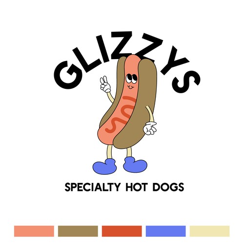 Glizzys Hotdogs Design by Stellar Design Co.