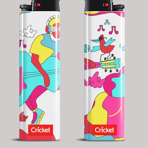 Create illustrations for a limited collection of Cricket Lighters (Multiple Winners) Design by Nicolás Duque