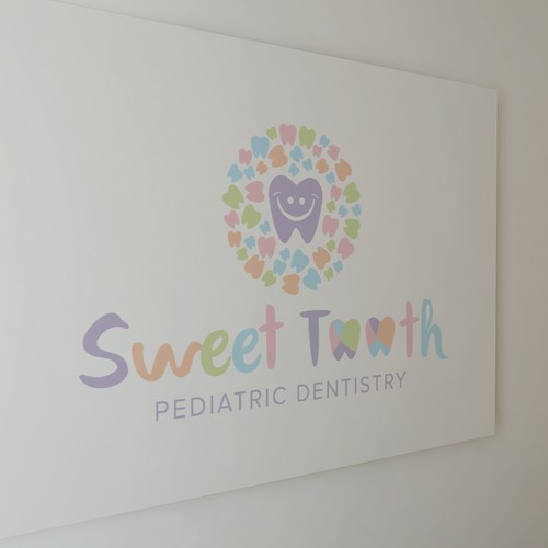 コンペ「Pediatric Dentist Logo that is modern but welcoming and warm in high end neighborhood.」のデザイン by Artmaniadesignさん 