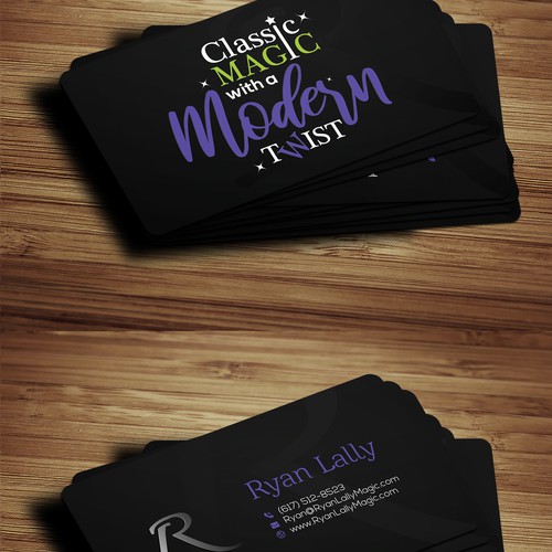 Design a magician's business card Design by (VEER)