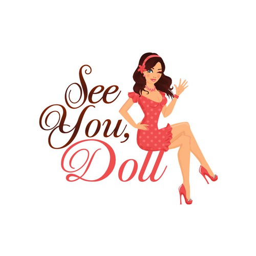 see you, doll" logo | Logo design contest | 99designs