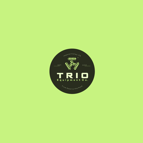 Design an agricultural logo for Trio Equipment Company Design by !s dsgns®