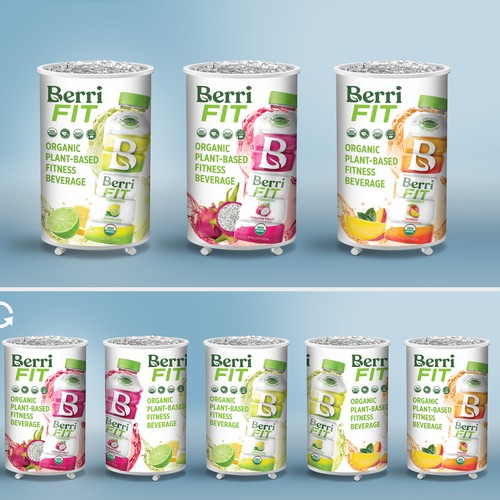 Branded Beverage Cooler Design by maxgraphic