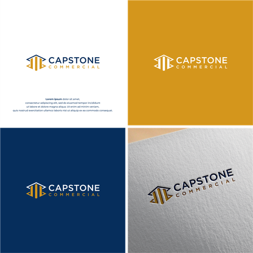 Simple, clean, professional commercial real estate logo Design by Eshaal ®