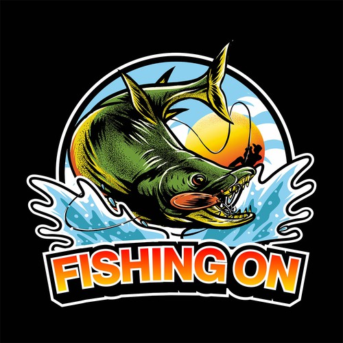Designs | *** GUARANTEED WINNER *** FISHING STICKER | Postcard, flyer ...