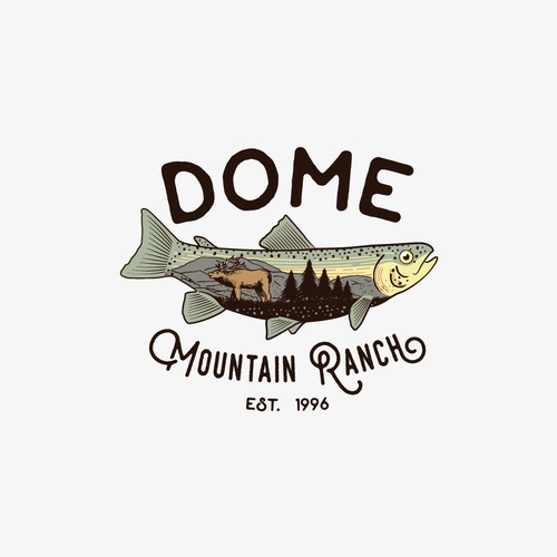 Dome Mountain Ranch Logo!!! Design by iyank iyo