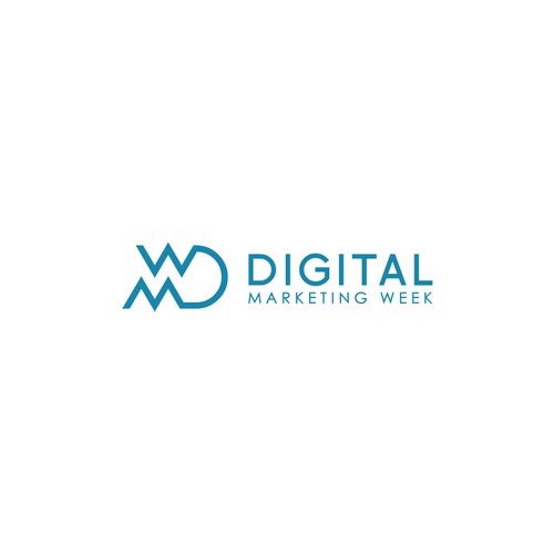 Logo for a digital marketing conference Design by Gabri.