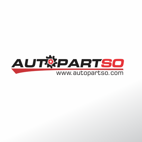 Logo design for an Autoparts website "AUTOPARTSO" Logo design contest