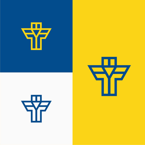 logo for a professional triathlete