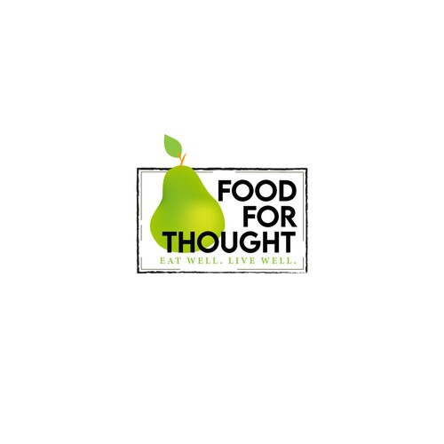 Fresh, Playful Island-Inspired Logo for Food For Thought – Organic Café & Market in the Florida Keys Design by m210297
