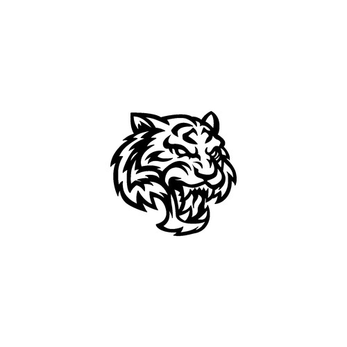 ➤ TIGER HEAD LOGO (Black) Design by Achmad Nur H