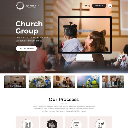Create a Trendy New Webpage for an Half A Million Dollar-Value Website Agency Design by Irshad 786