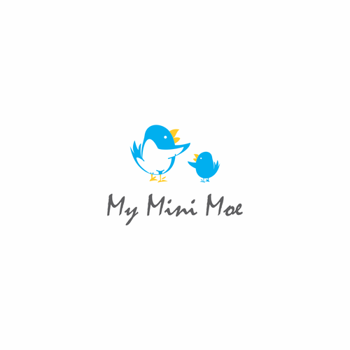 vintage edgy fun playful let your imagination fly for a baby and kids products logo Diseño de mugi.bathi