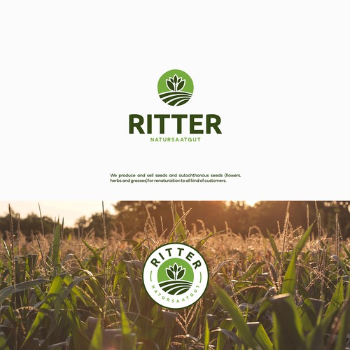 Firmenlogo für Natursaatgut: Bienenweide - Renaturierung- Artenvielfalt Design by tachimaR