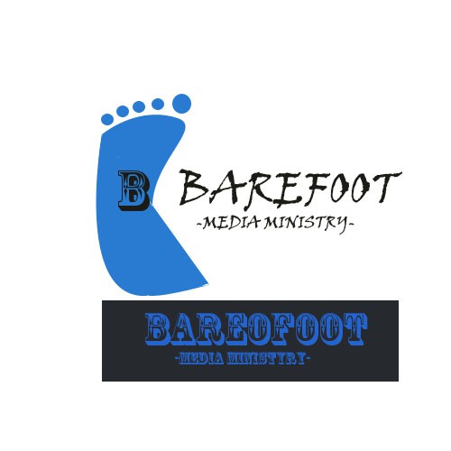 logo for Barefoot Media Ministry | Logo design contest