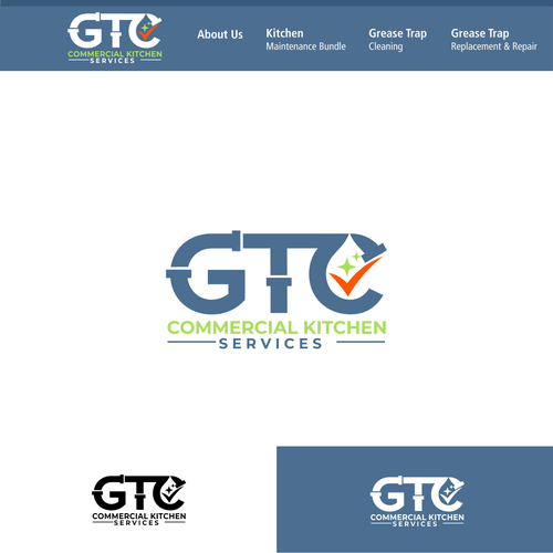 "Create a strong, reliable logo for a commercial kitchen services company" winning Postcard, flyer or print