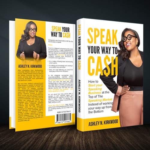 Design Speak Your Way To Cash Book Cover Réalisé par SafeerAhmed