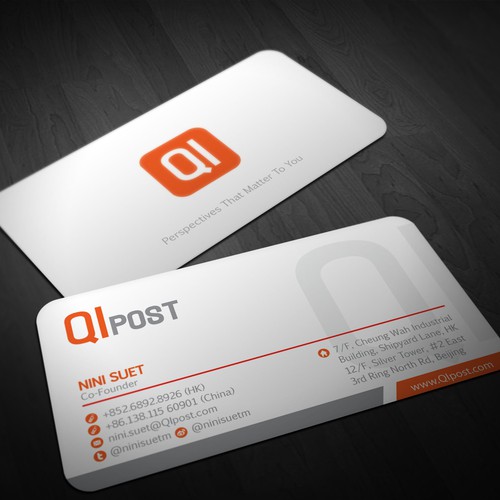 Design di Enjoy high quality content? Media startup needs a biz card! di DarkD