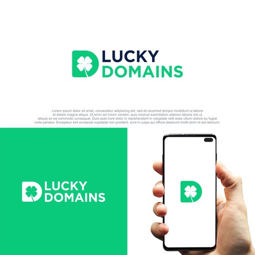 Design a logo and business card for LuckyDomains.io Design by pronine9