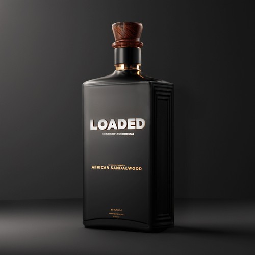 Masculine Cologne-Scented Laundry Detergent Bottle Diseño de Sign Relation