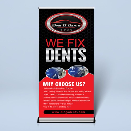 We Fix Dents banner Design by GrApHiC cReAtIoN™