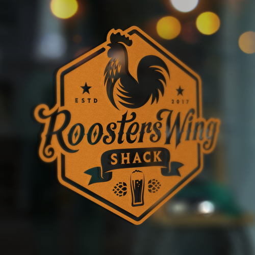 Design a logo for "Roosters Wing Shack"-ontwerp door Siv.66