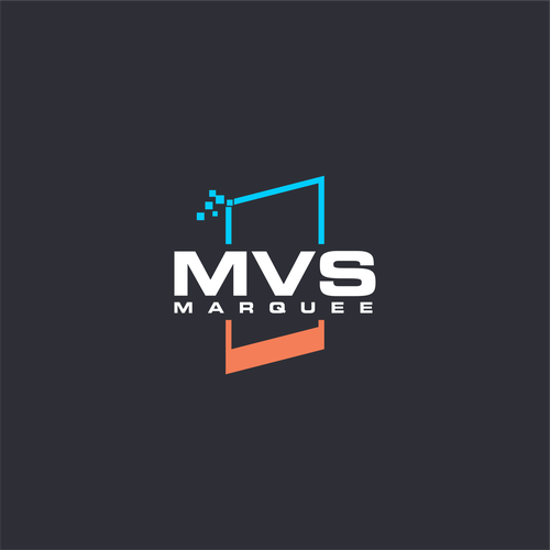 MVS Marquee digital signage logo Design by Dee_studio