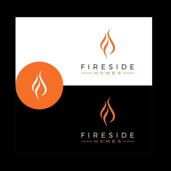 Elegant letter mark logo for high end housing company