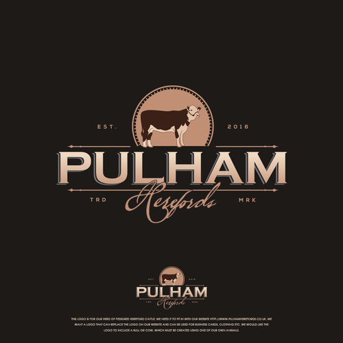 Create a professional logo for our award winning cattle herd | Logo ...