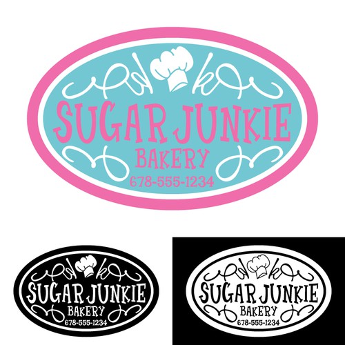 Sugar Junkie Bakery needs a logo! Réalisé par SimpleSimonDesign