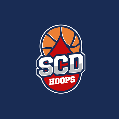 Basketball Logo for Team 'SCD Hoops' - Your Winning Logo Featured on Major Sports Network Design by ammarsgd